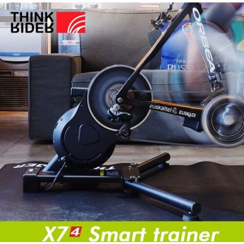 Newest THINKRIDER X7 4th MTB Road Bike Smart Bike Trainer Carbon Fiber Frame With Built-In Power Meter Cycling Trainer Platform