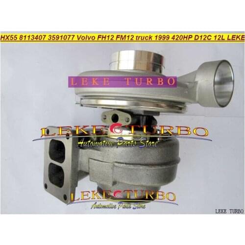 Wholesale NEW HX55 8113407 3591077 Turbine Turbocharger For VOLVO FH12 FM12 Truck 1999 Engine D12C 12L 12.0L 420HP LEKE TURBO