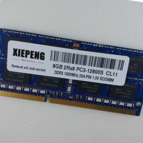 For DELL Latitude E7240 E7250 E7440 E7450 XT3 7404 7204 Laptop RAM 4GB 1Rx8 PC3L-12800S 8GB DDR3L 1600MHz 2GB Notebook Memory