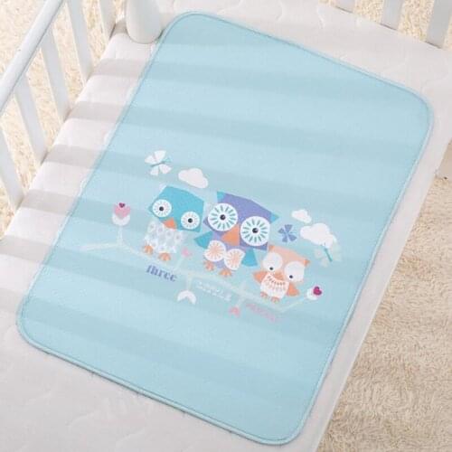 Newborn Nappy mat Diaper mat crib mattress mattress bed Mats Bedding cartoon Printing Washable Waterproof BHS001