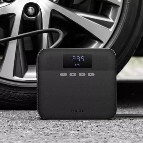 12V Portable Car Tire Inflator Digital Display Air Pump Compressor Black Youth Version