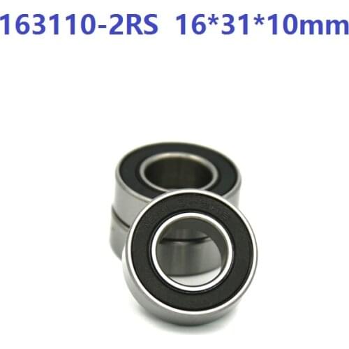20pcs/50pcs 163110-2RS 163110RS 163110 2RS 16x31x10 mm deep groove ball bearing bicycle bottom bracket bearing 16*31*10