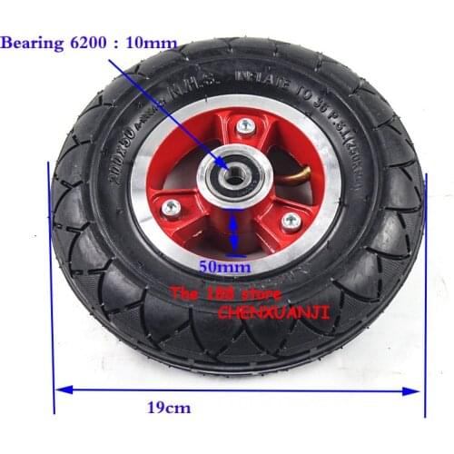 Mobility Scooter tire 200 x 50 (8x2) Solid Tire 200X50 Fits Gas Scooter Electric Scooter Vehicle 200 X 50