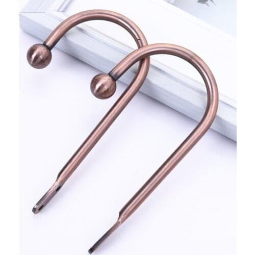 Curtain Accessories Hook Bedroom Hook Kitchen Bathroom Hook Simple Round Head U-shaped Wall Hook