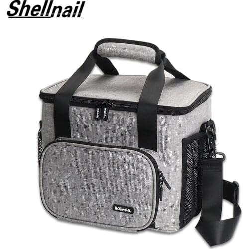 Shellnail Camera Bag Polyester Shoulder Bag Camera Case For Canon Nikon Sony Lens Pouch Waterproof Photography Photo Lunch Bags
