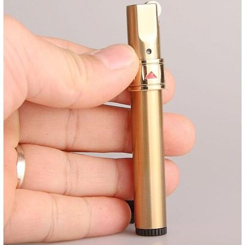 Open Flame Lock Flame Rotation Switch Creative Grinding Wheel Lighter Smoking Accessories for Weed Cute for Girls Cool Lighter