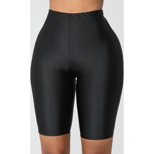 Women Summer Cycling bike Shorts Stretch Basic Short Solid Black Shorts for women female clothing pantalones sweatpants strike