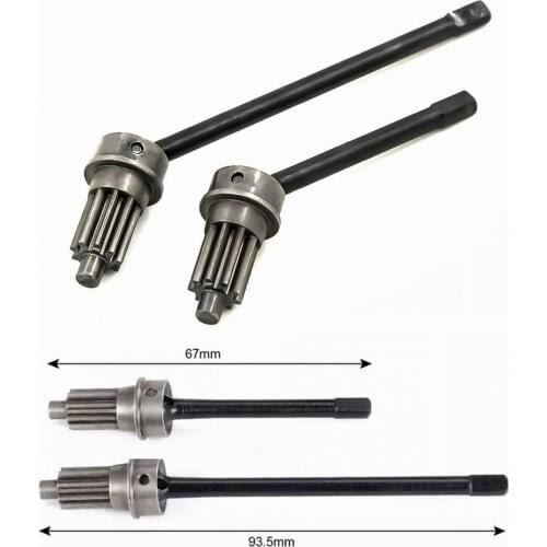 1pair Stainless Steel Front Axle CVD Drive Shafts Drive Gear For TRAXXAS TRX4 TRX-6 1/10 RC Crawler Car