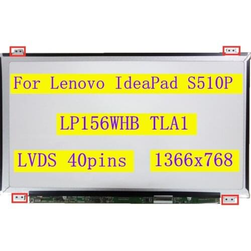 15.6" for Lenovo IdeaPad S510P LP156WHB TLA1 Laptop LCD Screen LP156WHB (TL)(A1) matrix display panel 1366*768