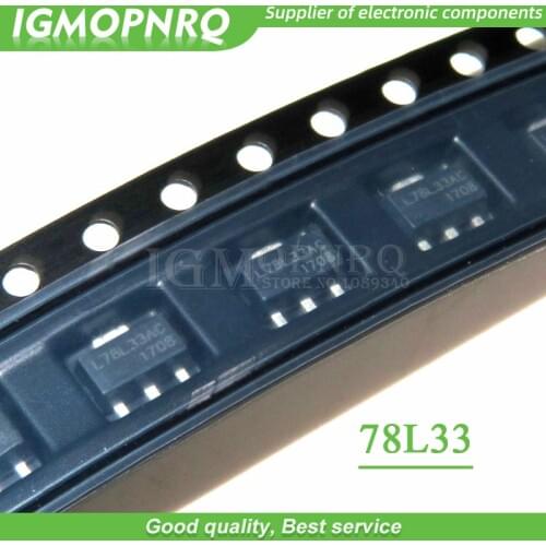 50PCS L78L33ABUTR 3.3V .1A SOT-89 L78L33ABU 78L3 L78L33A 78L33 L78L33 78L33A New Original Free Shipping