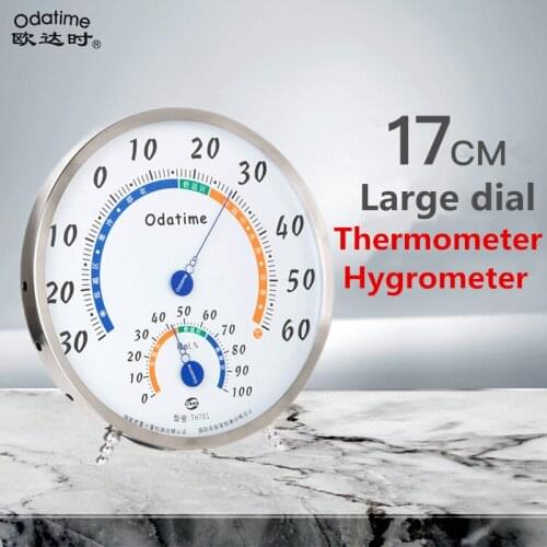 Household Analog Thermometer Hygrometer Temperature Humidity Monitor Meter Gauge For Sauna Room, Industry, School Laboratory etc
