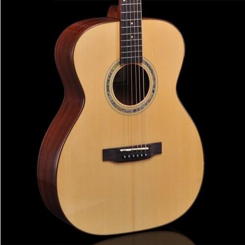 MF30 Manns Acousic guitar,full solid wood guitar OM size, Guitarra acustica, have video
