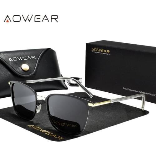 AOWEAR Women's Square Sunglasses