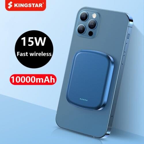 15W Wireless Mobile Phone Charger for iphone 12 10000mAh Magnetic Power Bank Fast for Xiaomi Mi Samsung External Battery