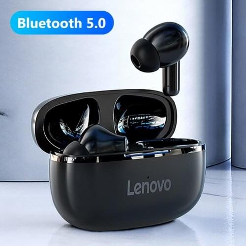 Lenovo HT05 TWS Wireless Earbuds BT5.0 HiFi Stereo Headphone IPX5 Waterproof Sports Headset Noise Reduction with HD Mic