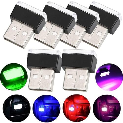 Home Lighting General M Otors Mini Usb Led Wireless Car Interior Light Neon Support Top Selling 2021 New✪ω