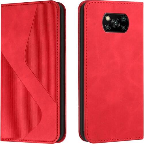 For Xiaomi Poco X3 NFC Flip Case For Xiaomi Pocophone X3 3X Luxury Leather Wallet Case Mi Poco X3 NFC Stand Cover Poco X3 Fundas