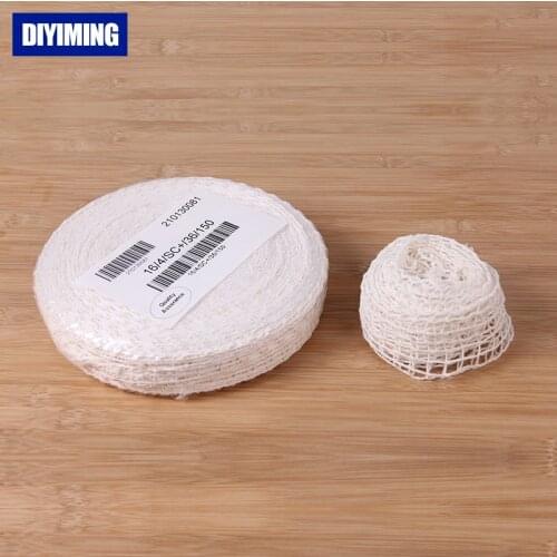 4Meter Cotton Meat Net Ham Sausage Net Butchers String Sausage Net Roll Hot Dog Net Sausage Packaging Tools Wholesale