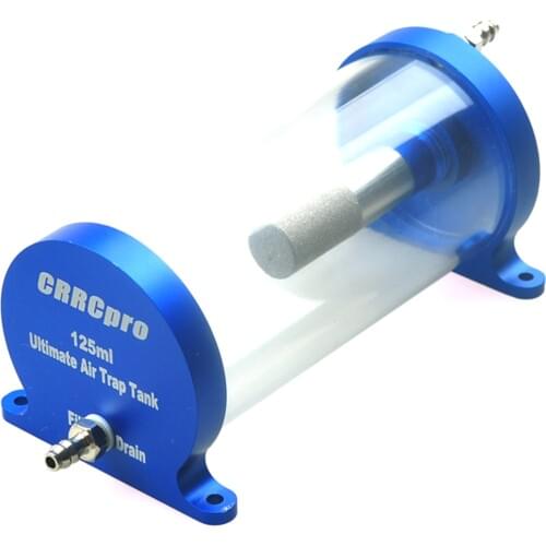 CNC Made Transparent Fuel Tank CRRCPRO Anti-bubble 125ml 250ml Fuel Tank for RC Jet Aircraft Airplane Model Toys