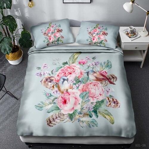 Beautiful Flowers Series Bedding Duvet Cover Duvet Cover Pillowcase Family Duvet Cover Duvet Cover Cover 2 / 3P Bedding Set