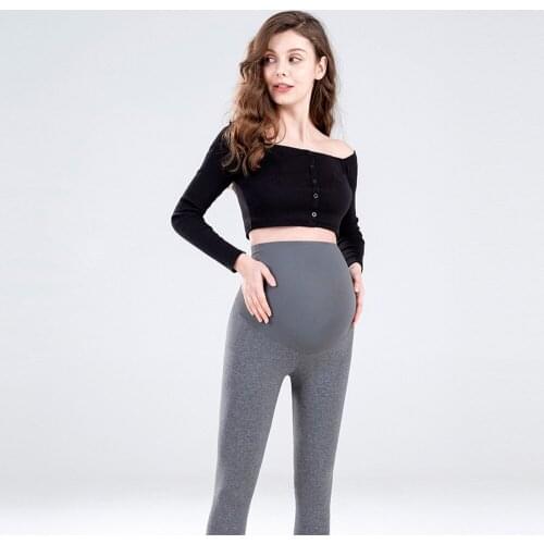 Summer Thin Cotton Maternity Legging Yoga Sports Casual Skinny Pants Clothes for Pregnant Women High Waist Belly Pregnancy