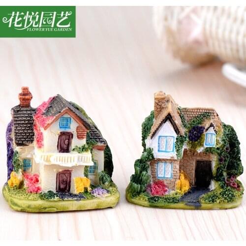 Moss microlandscape ecological bottle decoration leaf wall villa DIY assembly pendant fairy garden miniatures home decoration