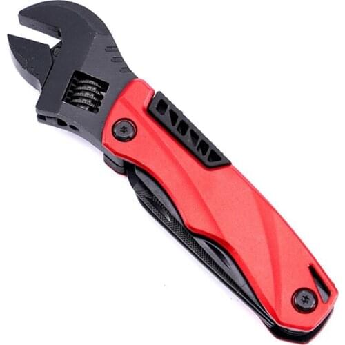 EDC Multi-Functional Combination Tool 5-In-1 Adjustable Socket Wrench Home And Outdoor Portable Folding Wrench