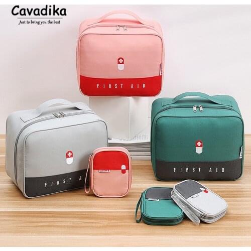 New Multifunctional Storage Organizer Oxford Cloth Medicine Storage Bag Outdoor Travel Portable First Aid Kit Medicine Organizer