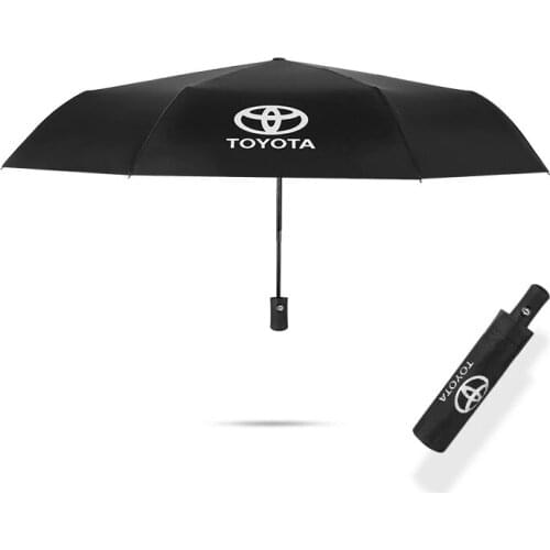 Fashion Car Brand Fully Automatic Umbrella For Women UV Folding Umbrellas Rainproof Rain Sun Auto Umbrella Parasol