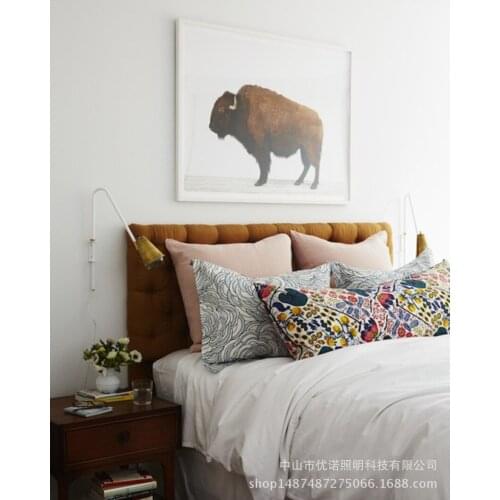 Post modern personality gold ball pulley wall lamp restaurant bar living room bedroom wall lamp