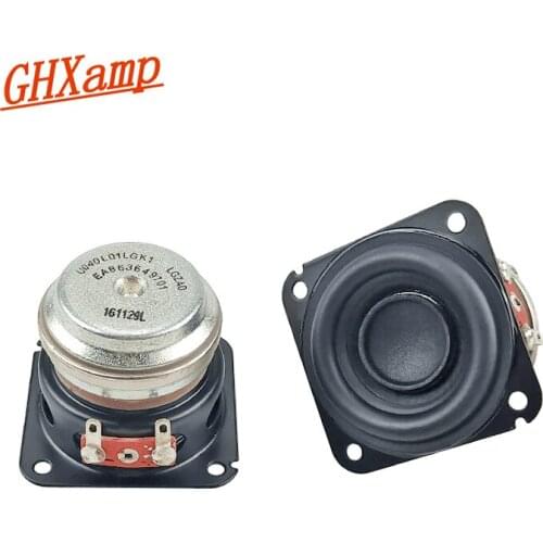 GHXAMP 1.5 Inch 40mm Full Range Speaker 4OHM 10W Neodymium Loudspeaker Long Stroke Strong Bass Bluetooth Audio Unit Diy 2pcs