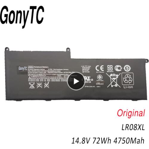 GONYTC LR08XL Original BATTERY FOR HP 15-3207TX 15-3208TX 15-3209TX 15-3217NR 15-3247NR 15-3290LA