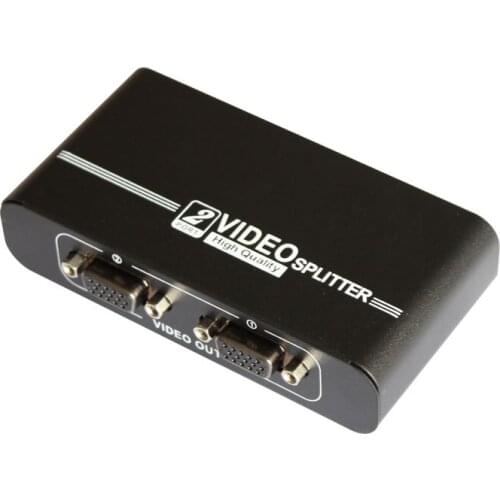 Signal converter VGA Splitter Monitor VGA Switcher 1 In 2 Out 1x2 Vga to vga Cable Displayport Vga adapter AMS-V1S2