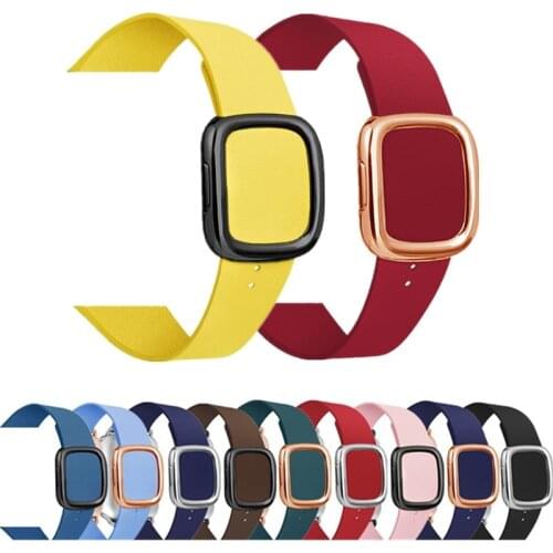 Genuine leather loop Modern style Strap For Apple watch band 44/40mm Sports Wrist bracelet Accessories For iWatch 4/3/2/1 42/38m