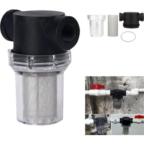 Garden Filter Plastic Transparent Irrigation System Household Water Pipe Filter