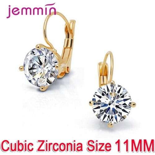 Korean Trend Ins Hot Selling CZ Zircon 925 Sterling Silver Geometric Drop Earrings For Women Party Jewelry Piercing Accessory