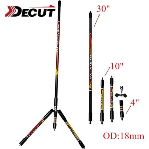1 Set Stabilizer Balance Bar Carbon Balance Rod Stabilizer Damping Compound Recurve Bow Auxiliary Hunting Archery Accessories