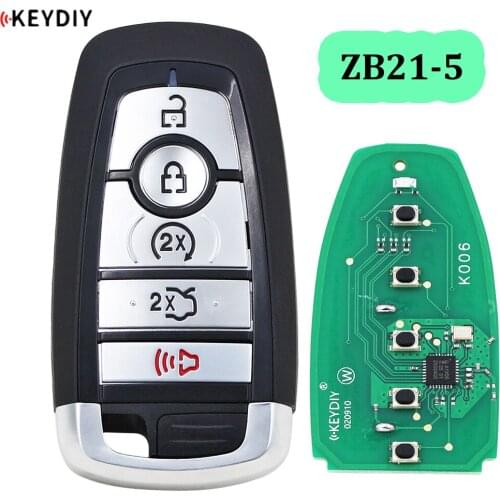 KEYDIY Universal Smart Key ZB21-5 for KD900 KD-X2 Car Key Remote Replacement Fit More than 2000 Models