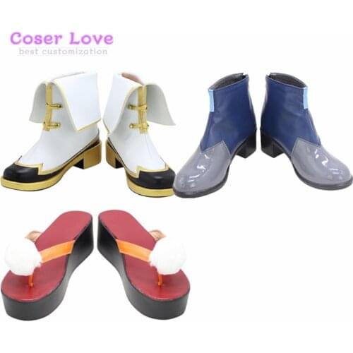 Virtual YouTuber/Vtuber Usada Pekora Cosplay Shoes boots Halloween Carnival Christmas Shoes
