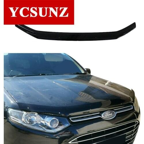 Car Bonnet Guard Protector For Ford Territory 2011 2012 2013 2014 2015 2016 Black Acrylic Hood Scoop Bug Shield accessories