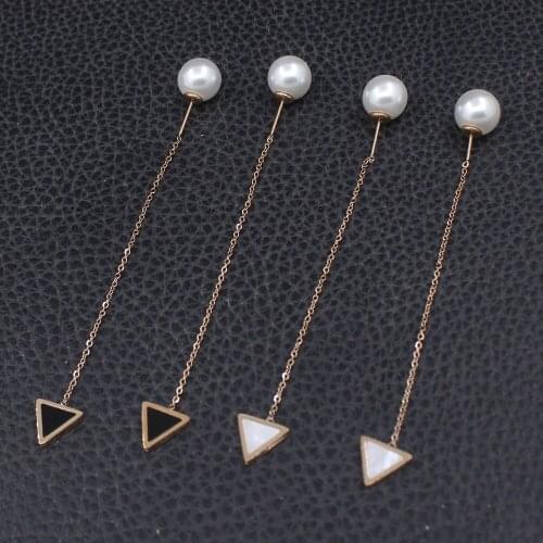 Drop Round Earrings Gold Color Fashion Stainless Steel Jewelry Earring For Women SFCZAFBE