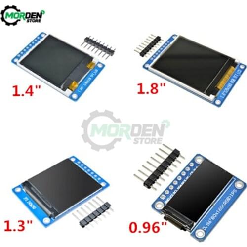 0.96/1.3/1.44/1.8 inch IPS TFT SPI LCD Full Color Display Module Kit 80X160 240X240 128X128 128X160