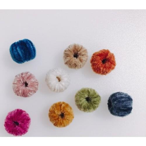 10 pieces / lot Autumn and winter fur ball plush earrings earrings earrings jewelry material accessories Other