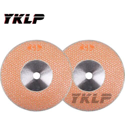 180MM Electroplated Diamond Cutting Disc Wheel Both Sides Galvanized Grinding Saw Blade For Marble Granite Ceramic Tile 7inch