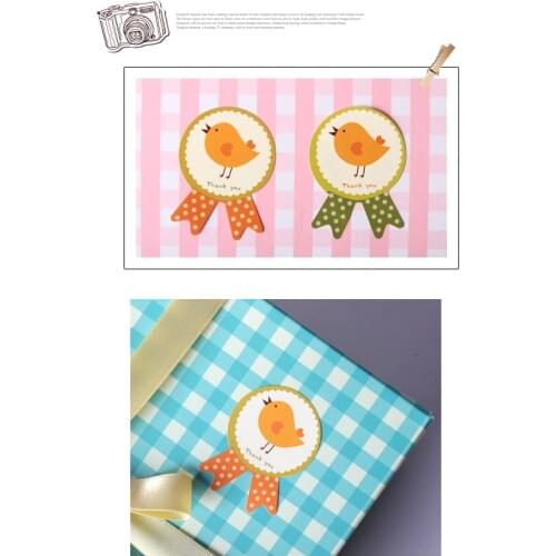 240 stickers/lot 32X45mm Chick pattern thank you self-adhesive label sticker for gift box, Item No.TK42
