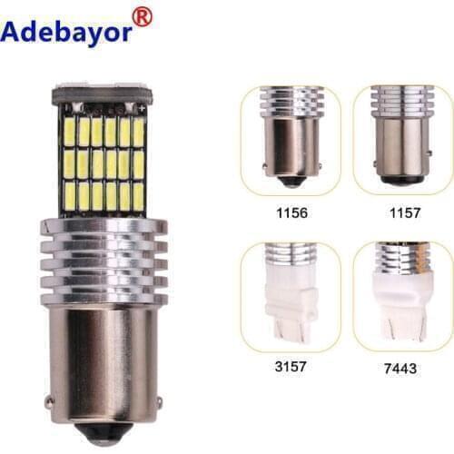 450 X Car Accessories 45 SMD 4014 LED 1156 BA15S P21W 1157 BAY15D 7443 7440 canbus Indicator Turn Side Light Parking Bulb Lamp