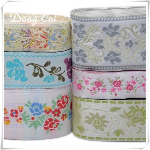 5yards/lot Filigree Trim Laciness European style Carpet decorative edge Upholstered benches National Jacquard Ribbon webbing