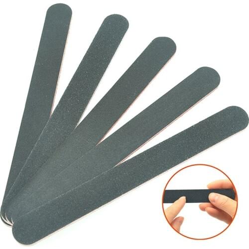 7Pcs Professional Sanding Nail File 100/180 Nail Buffer Block Black Pedicure Manicure Files Gel Polishing Nail Care Tools HE0015