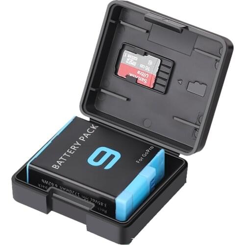 Go Pro 9 Accessories Plastic Battery Case Storage Box Cover Camera Accessories for Gopro Hero 9/8/7/6/5/4/3 Battery Storage Box