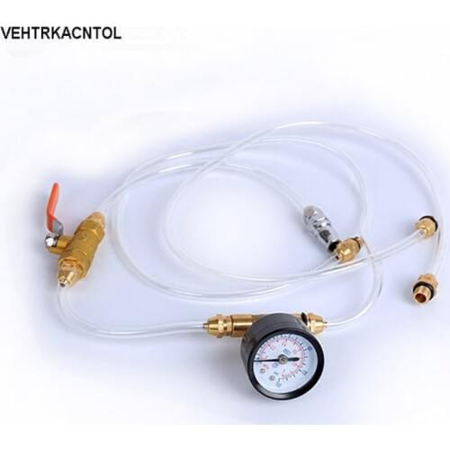 VEHTRKACNTOL Truck Car Shock Absorber Air Suspension Leakage Tester Car Air Shock Absorber Pressure Leak Inspection Gauge